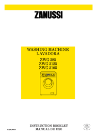 Per vedere il documento Zanussi ZWG385 Manuale Utente